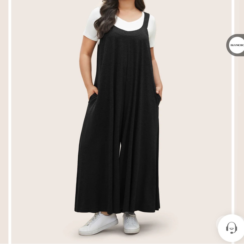 🖤 BloomChic cozy comfy casual jumpsuit/jumper with adjustable straps